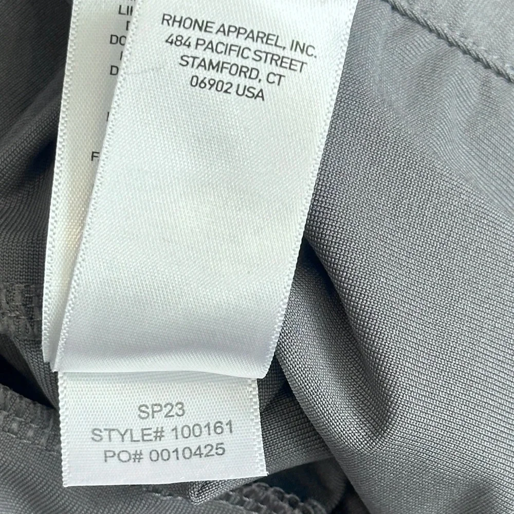 RHONE Classic Commuter Pants in Smoked Pearl Grey Men’s 40 $138 100161